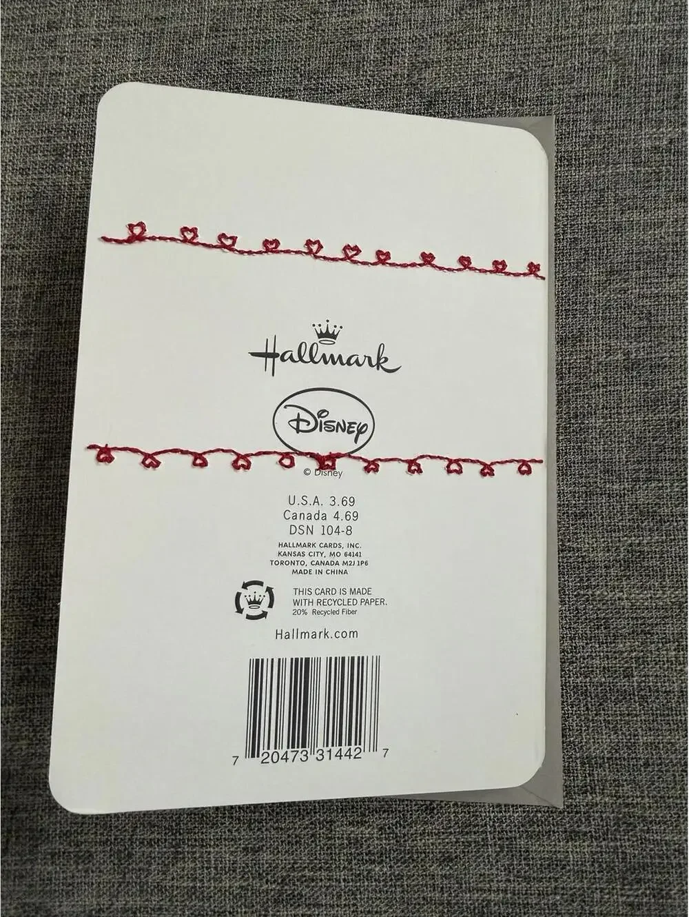 Hallmark Disney Birthday Greeting Card Mickey Mouse You’re The Sweetest Thing